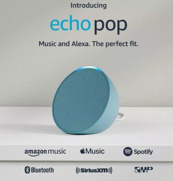 Echo Pop | Som Envolvente e Alexa em um Design Compacto | Cor Azul - Image 2