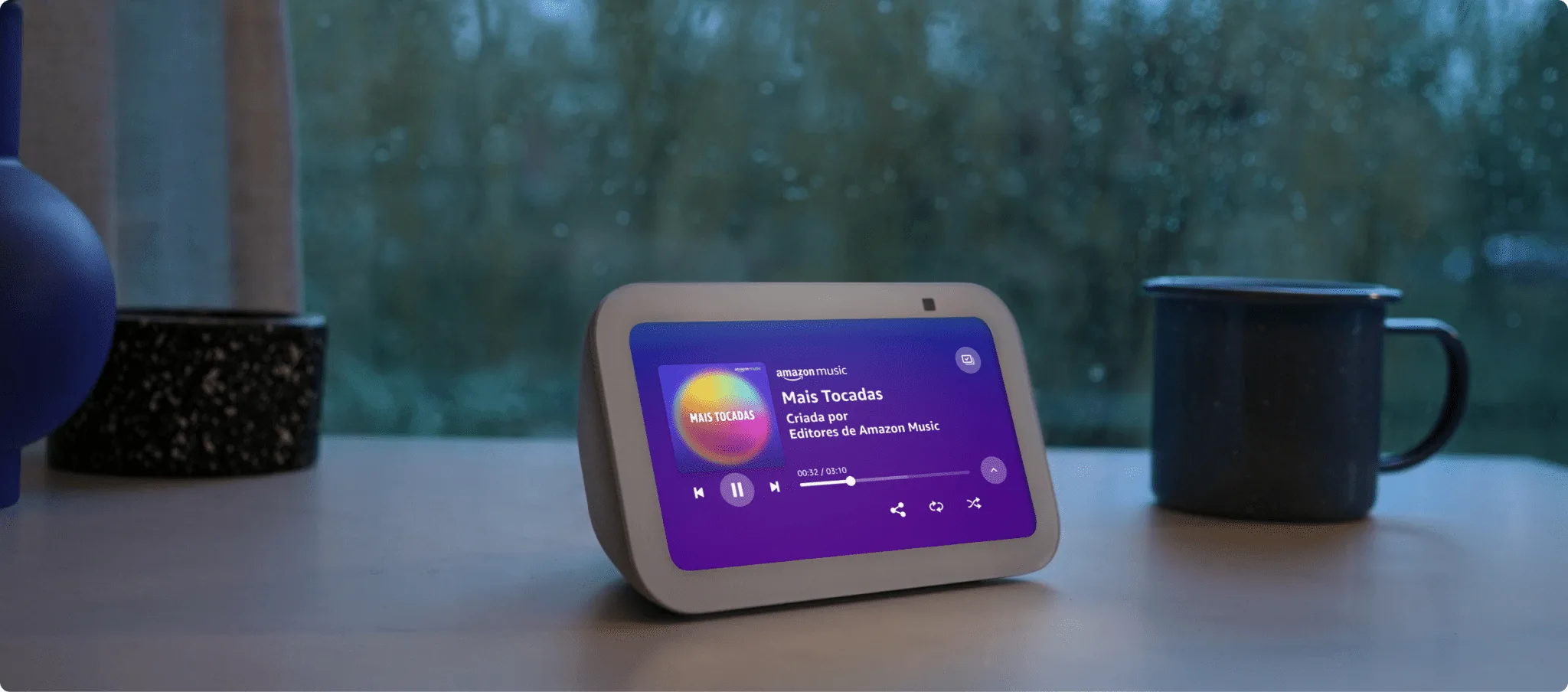 Echo Show 5 (3ª Geração) – Smart Display Compacto com Som Potente e Alexa Integrada | Cor Branco - Imagem 6